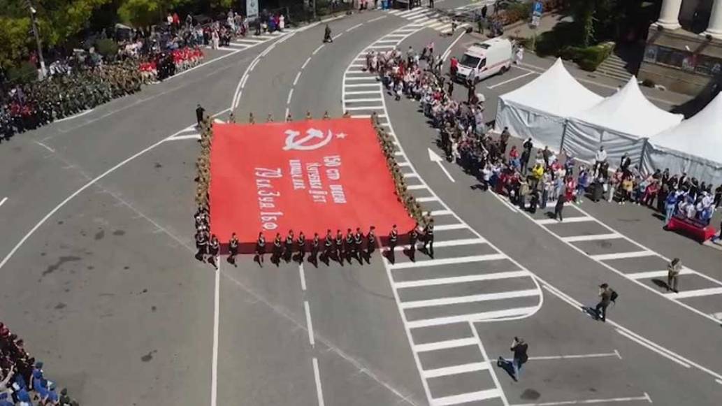 В Сочи прошел молодежный фестиваль в честь юбилея Победы