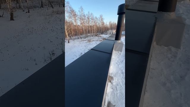Парапетные козырьки для плоской кровли