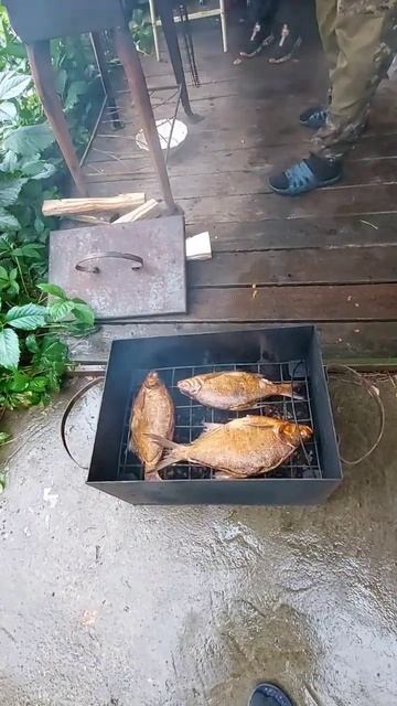 Лещ горячего копчения🔥Очень вкусно получилось 👍Как
