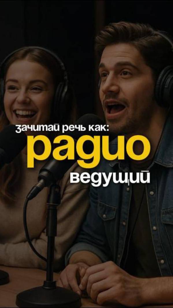 Выступи публично, как радиоведущий
