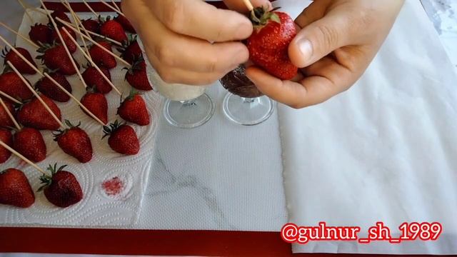 Клубника в шоколаде😋💣Шоколадты құлпынай🍓🍓 Клубн?