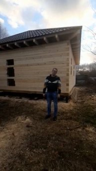 Отзыв заказчика о строительстве дома из бруса, по пр?