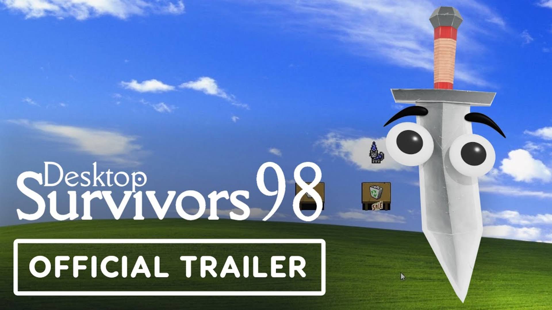 Desktop Survivors 98 - хаотичная ролевая игра-бродилка, сочетающая в себе ностальгию по Windows 98