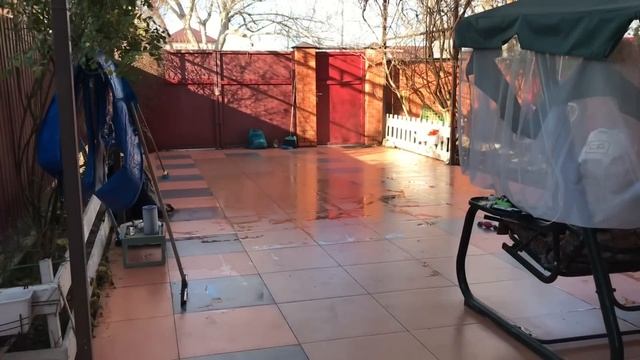 Купили красную лампу для Маркуши | Убрали батут | Готов