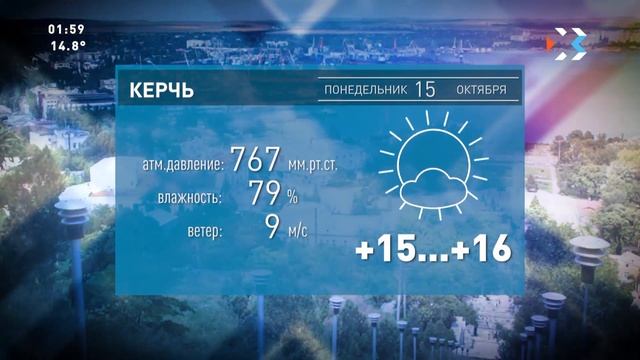 Уход на профилактику канала "ИКС" (Севастополь, 15.10.2018)