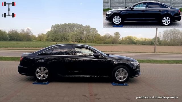 SLIP TEST - 4Matic против QUATTRO-Mercedes W205 C200 против Audi A6 2.0 TDI