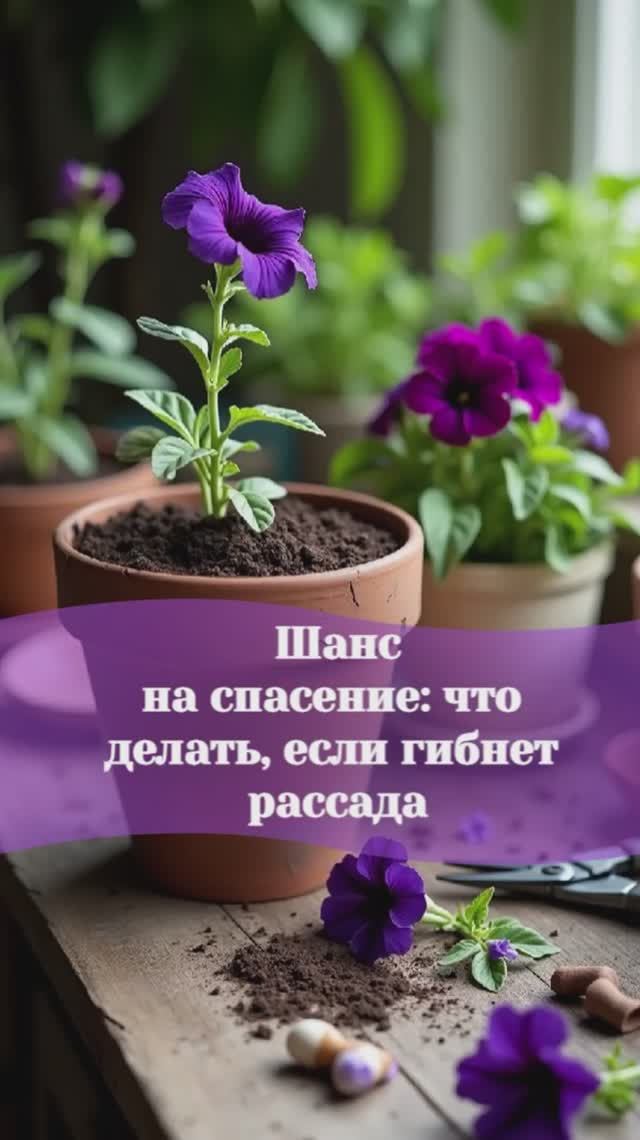 Шанс на спасение: что делать, если гибнет рассада #рассада