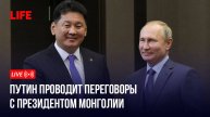 Путин проводит переговоры с президентом Монголии