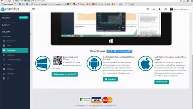 CoIntellect- Регистрация. Обзор кабинета.
