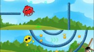 Красный Шарик, красный Несносный Шарик, Красныч Игра. мультики для детей. Красный колобок
