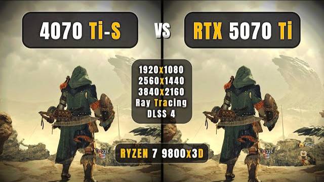 RTX 5070 Ti vs RTX 4070 Ti Super - Super/Duper Comparison - 1080P, 1440P, 4k, RT + DLSS 4