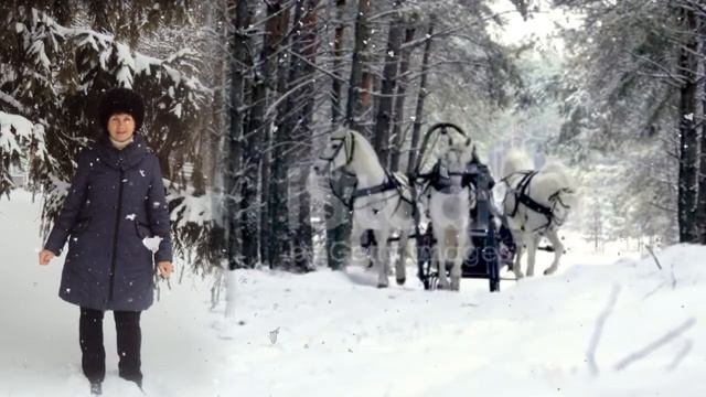 Снег кружится