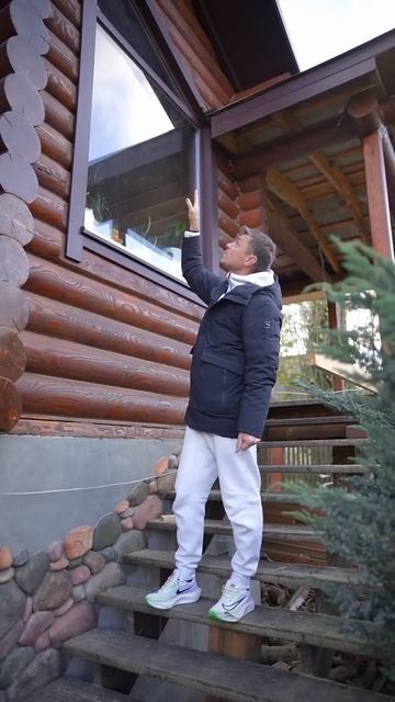 Про окна #шлифовкасруба #шлифовка #шлифовкадома #окна