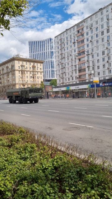 Техника с парада Победы, репетиция 07.05.2025 часть 1