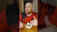 Обезжиренный творог с протеином и яичный белком. Пятый приём пищи, мукбанг. #мукбанг