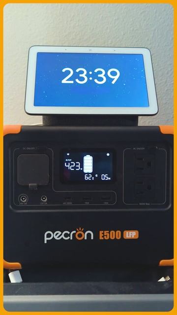 🔋 Pecron E500LFP — Полная Зарядка за полтора часа! 💥 Проверка на Скорость ⚡️