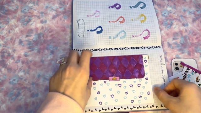 ❤️💜бумажная распаковка 💓🎀дизайн ногтей 💕🐯