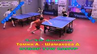1/16 отбор СЛНТР Томин А. (373) - Шамахова Д. (338) 27.04 турнир по настольному теннису СПб
