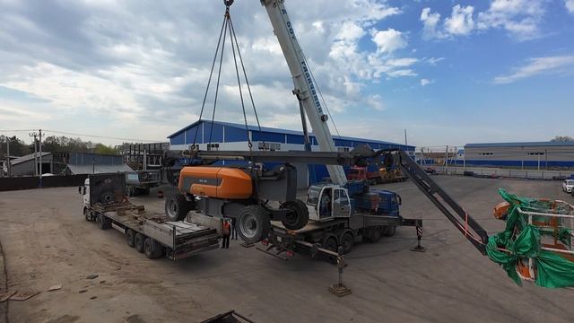 Приёмка коленчатый дизельный подъёмник GTZZ-38J