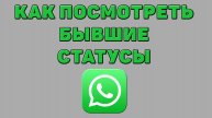 Как посмотреть бывшие статусы в Ватсапе