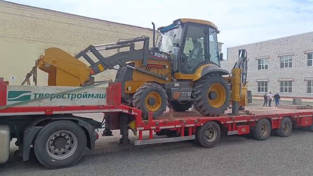 Отгрузка Экскаватора-погрузчика XGMA XG765N