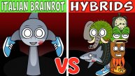 INCREDIBOX SPRUNKI 👀 | 🔥 WENDA TREATMENT ITALIAN BRAINROT VS HYBRIDS 🔥 | ЭПИЧНАЯ БИТВА!!! 😎