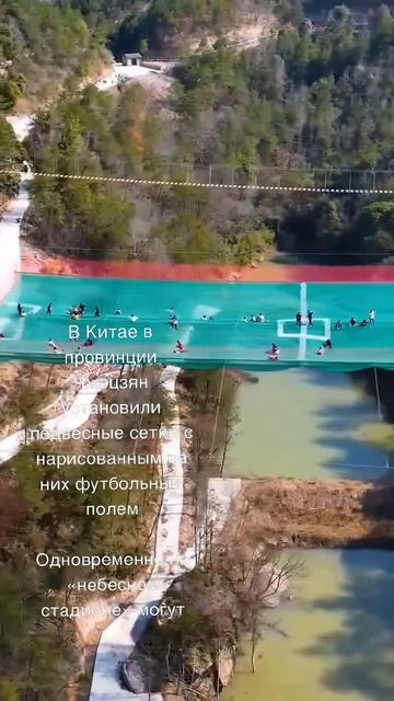 гигантское футбольное поле