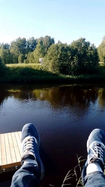 Река Дубна и "качели в небо" в Веретьево #путешествуемс