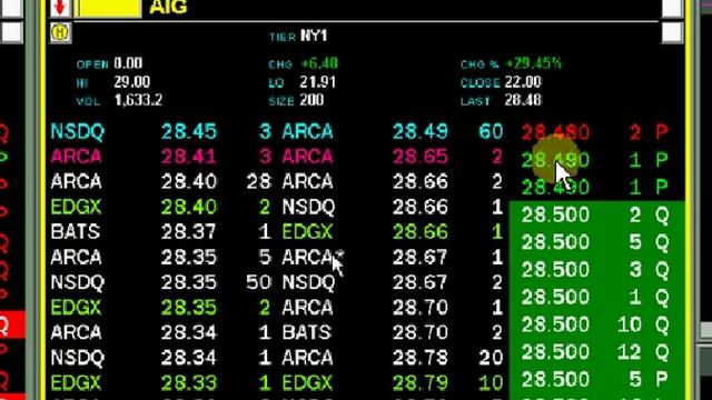 Video Pre-Market Trading in AIG  Trader Training courses-SMB Capital-Stocks Options Forex Trading to