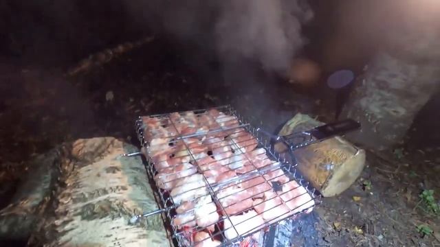 VIP Изба с баней в лесу ⧹ Ночуем в балагане \ Вкусный шаш