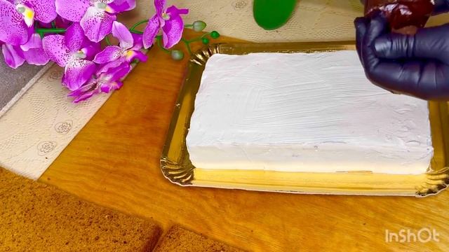 #Как сделать из 4 яиц два торта#медовые коржи#нереально