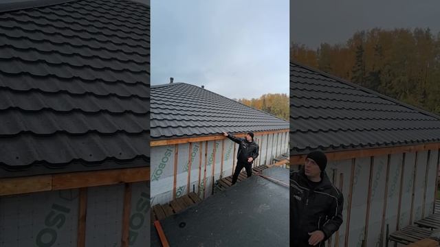 Металлочерепица. Каркасный дом. Этапы строительства к