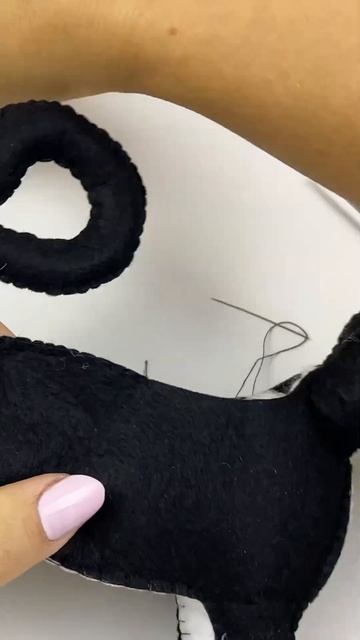 Как сшить кота из фетра. Если нужна выкройка читай в ко