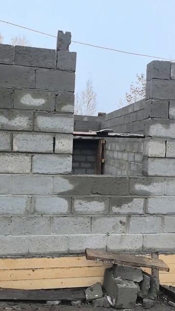 баня, почти доложили кладку