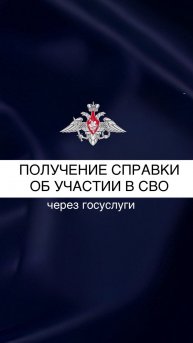 С 1 ноября 2024 года получить справку об участии в СВО можно через Госуслуги