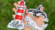 Вышивка крестом/“Жар-птица” Магниты:Морская история (2019 г.)