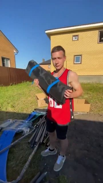 Сборка батута