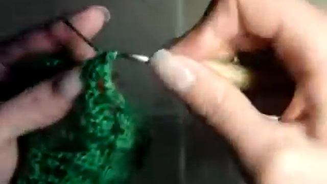 11  Как связать шаль паучками, 13 ряд