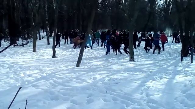 [Пос.Кот.]Снежные битвы 24.01.16