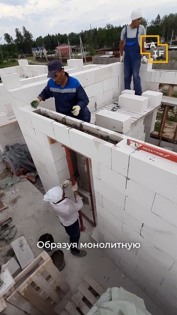 Перемычки из газобетона своими руками