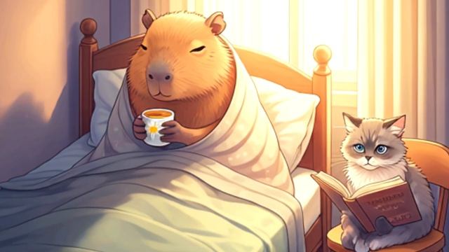 Капибара Рюня Заболел (мультфильм для детей)
