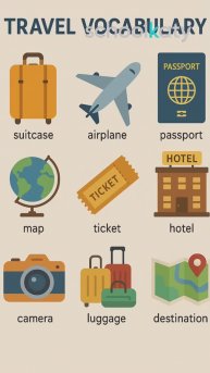 𝐓𝐫𝐚𝐯𝐞𝐥 𝐯𝐨𝐜𝐚𝐛𝐮𝐥𝐚𝐫𝐲