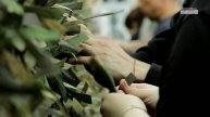БрАЗовцы помогли волонтёрам объединения «Узелок Победы» в плетении маскировочных сетей