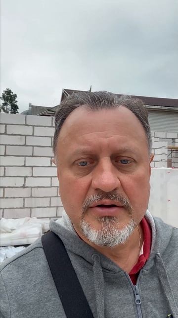 Кладка газобетонных стен и армирование! 🧱 #стройка #д?