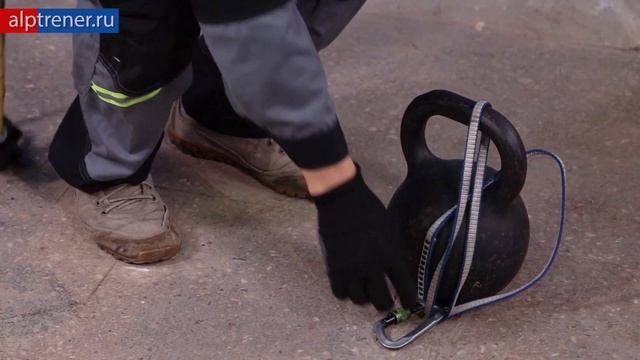 Полиспаст со схватывающим узлом.