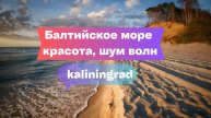 Балтийское море: красота, шум волн и полный релакс