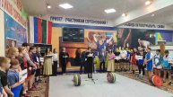 В спортивной школе "Юность" торжественное открытие Всероссийских соревнований по тяжёлой атлетике,