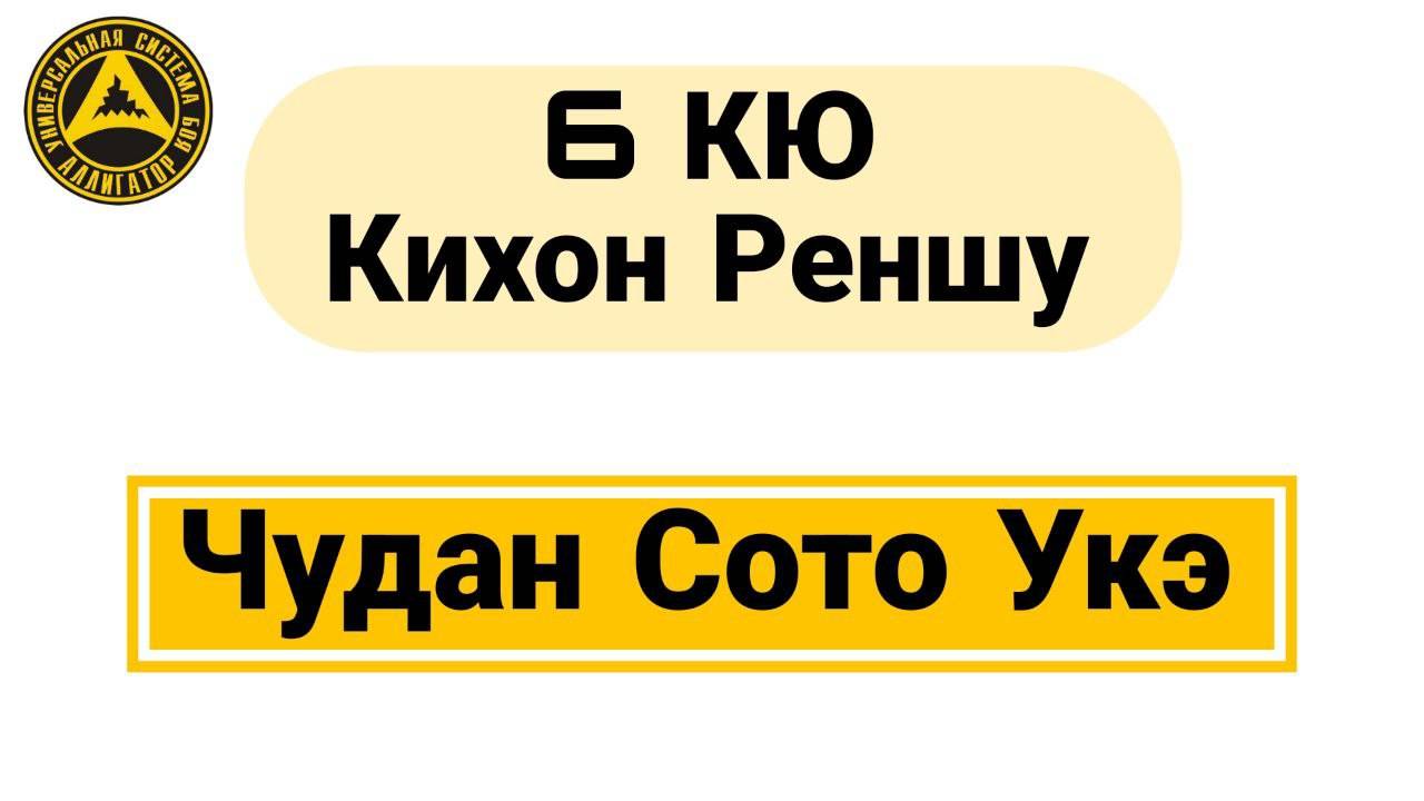 6 Кю Кихон Реншу: Чудан Сото Укэ