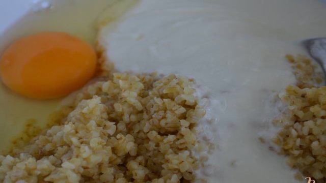 Лепешки с булгуром