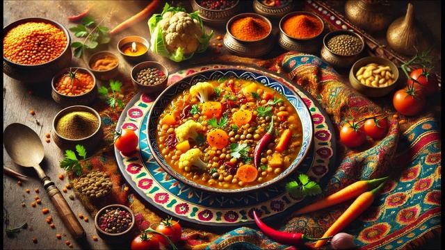 Чечевичный суп с овощами и специями: простой вегетарианский рецепт